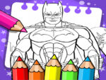 Cartea de colorat dincolo de Batman
